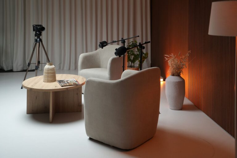 Podcastų filmavimo setas „Gintaras“ – „Content“ salė, Ninel Studio, Vilnius