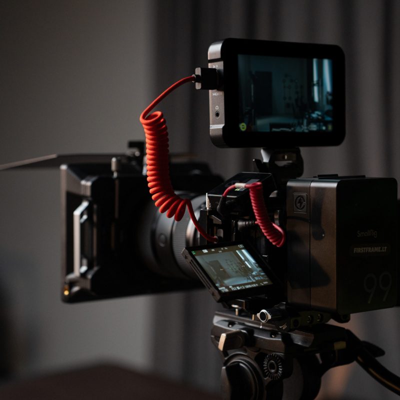 Kino kamera Sony FX3 podcasto filmavimui